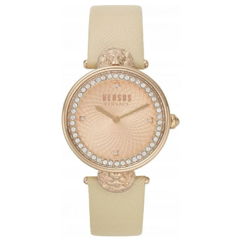 Men's Elegant Style Dress Watches-Versus Versace Ladies Rose Gold Watch VSP331318