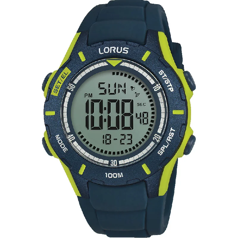 Mens Kinetic Smart Watches-Lorus Digital R2365MX-9