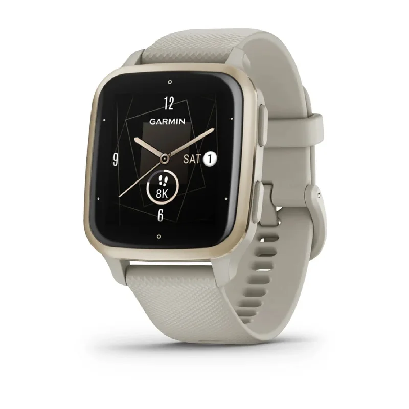 Men's Medium Size Style Sports Watches-Orologio Garmin Venu Sq2 Music Cream Gold 010-02700-12 Men's Medium Size Style Sports Watches-Orologio Garmin Venu Sq2 Music Cream Gold 010-02700-12