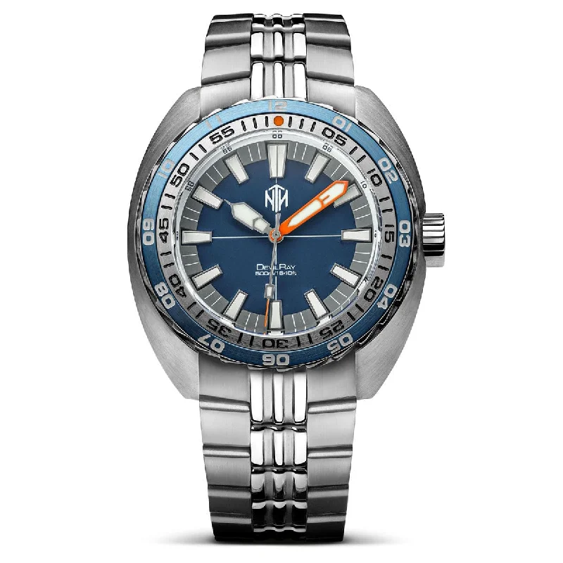 Men's Dive Watches with High Performance -NTH DevilRay Dive Watch - Blue - WatchGecko Exclusive Men's Dive Watches with High Performance -NTH DevilRay Dive Watch - Blue - WatchGecko Exclusive