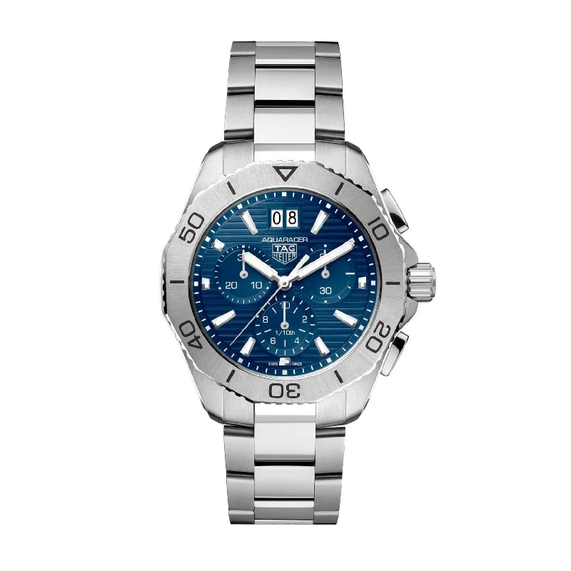 Men's Swiss Autumn Edition-Tag Heuer Aquaracer Men's Blue Chronograph Watch CBP1113.BA0627