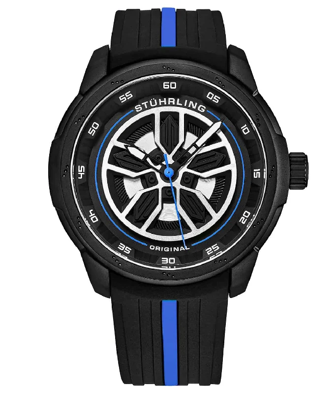 Black Dial / Black Case / Black Rubber Strap Black Tang Buckle 3