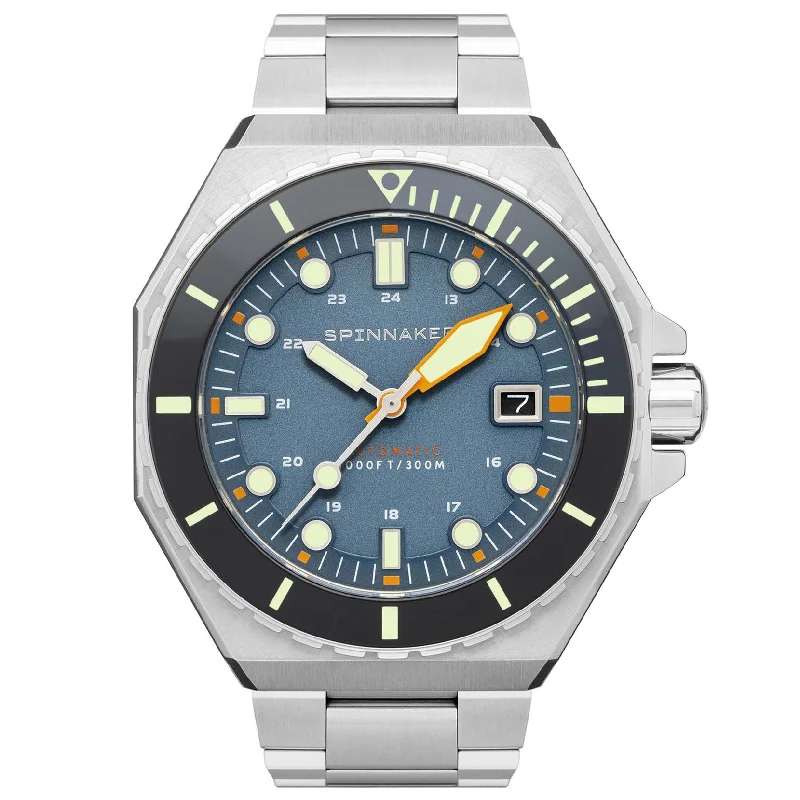 Men's Dive Watches with Waterproof Rating -Spinnaker Blue Yonder Automatic Watch SP-5081-DD