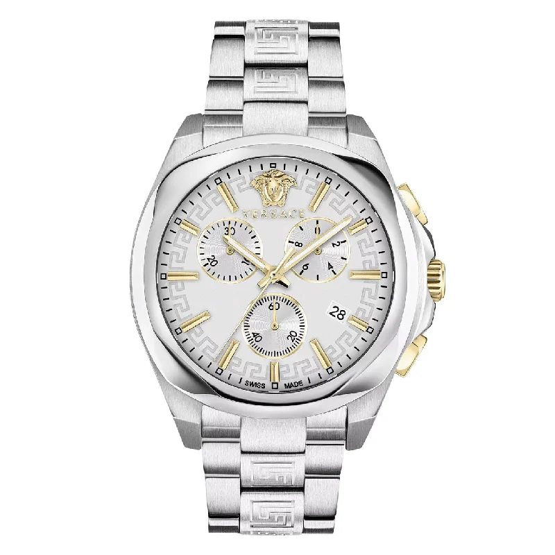 Men's Swiss Smart Edition-Versace Chrono Lady 40mm Ladies' Silver Watch VE3CA0523