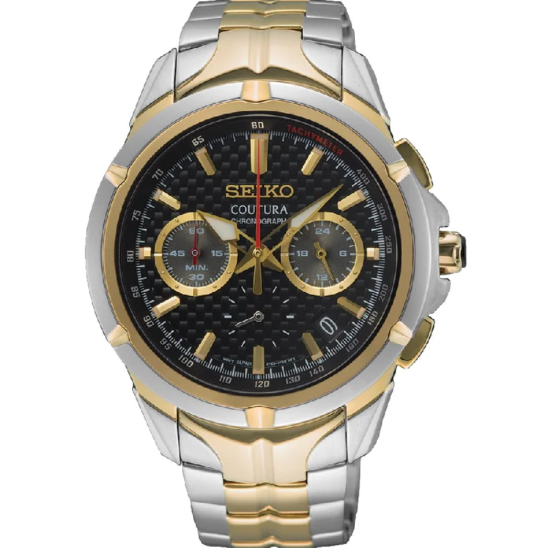 Men's Fashionable Design Sports Watches-Seiko Coutura SSB434P-9 Chronograph