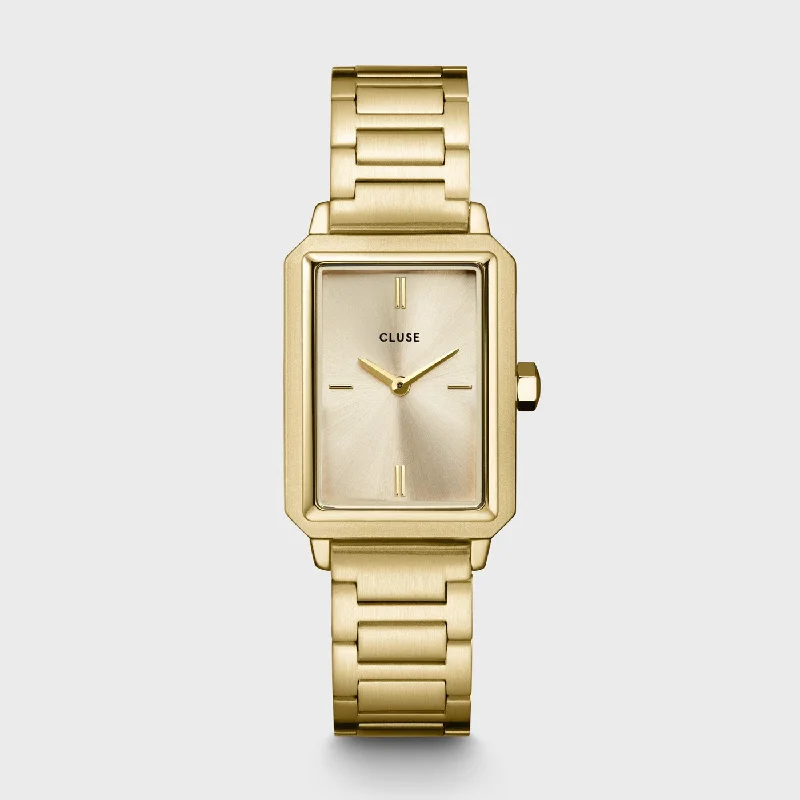 Women's Seasonal Design Mechanical Watches-Fluette Watch Steel, Full Gold Colour