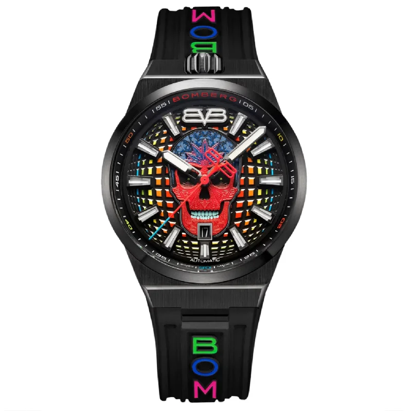 Men's Swiss Watch Office Wear Edition-Bomberg BF43APBA.10-2.12 Watch BOLT-68 Auto Metropolis Mexico City Watch