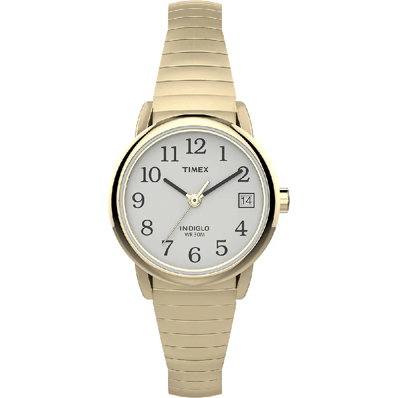 Men's British Made Style Men's Watches-Timex Easy Reader Classic Ladies White Watch T2H351 Men's British Made Style Men's Watches-Timex Easy Reader Classic Ladies White Watch T2H351