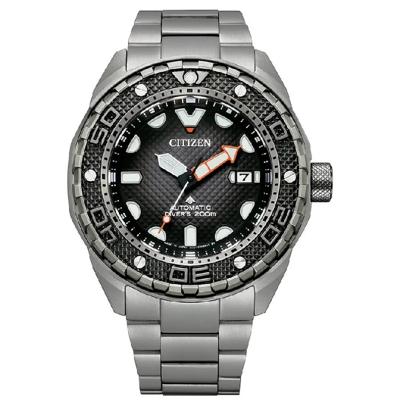 Men's Customized Style Men's Sports Watches-Orologio Citizen NB6004-83E Promaster Supertitanium Orca Whale