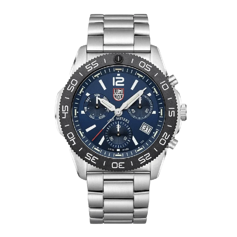 Men's Chronograph Watches with Water Resistance -Pacific Diver Chronograph, 44mm, Diver Watch, 3144