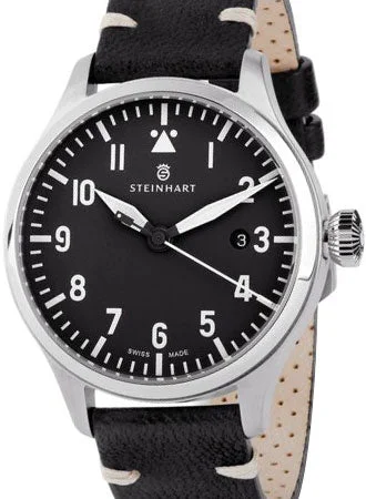 Men's Field Watches Monogrammed-Nav B-Uhr 42 A-Muster Black