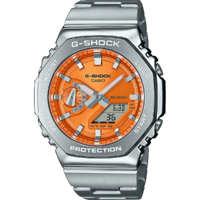 Men's Dive Watches for Regular Water Sports -G-Shock GM2110D-4A G-Steel Metal Covered 'CasiOak' Men's Dive Watches for Regular Water Sports -G-Shock GM2110D-4A G-Steel Metal Covered 'CasiOak'