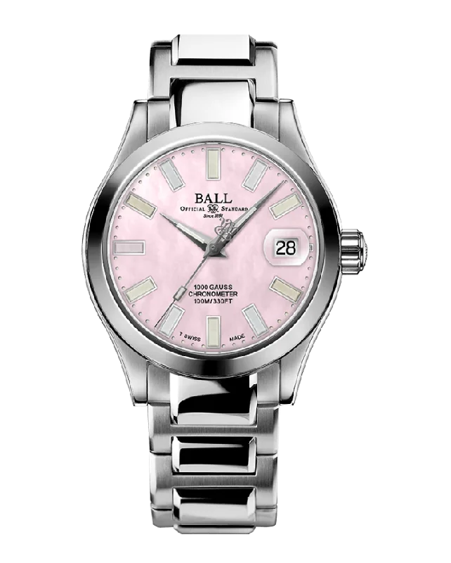 Men's Swiss Automatic Wind Edition-Ball Ladies Watch Engineer III Marvelight Chronometer Pink NL9616C-S1C-PKR Men's Swiss Automatic Wind Edition-Ball Ladies Watch Engineer III Marvelight Chronometer Pink NL9616C-S1C-PKR