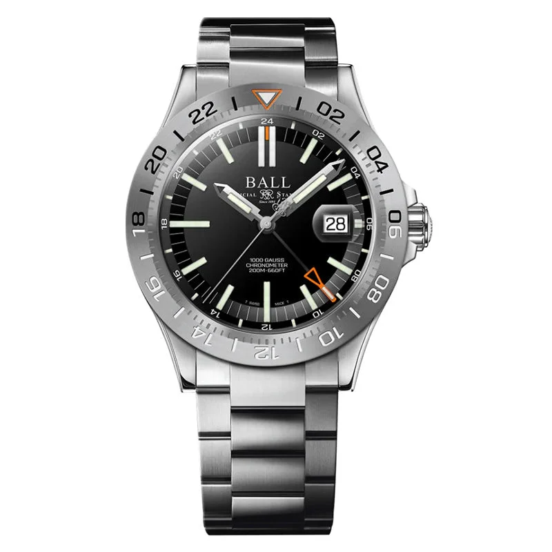 Men's Swiss Mechanical Movement Edition-Ball Men's Watch Engineer III Outlier Black DG9000B-S1C-BK Men's Swiss Mechanical Movement Edition-Ball Men's Watch Engineer III Outlier Black DG9000B-S1C-BK