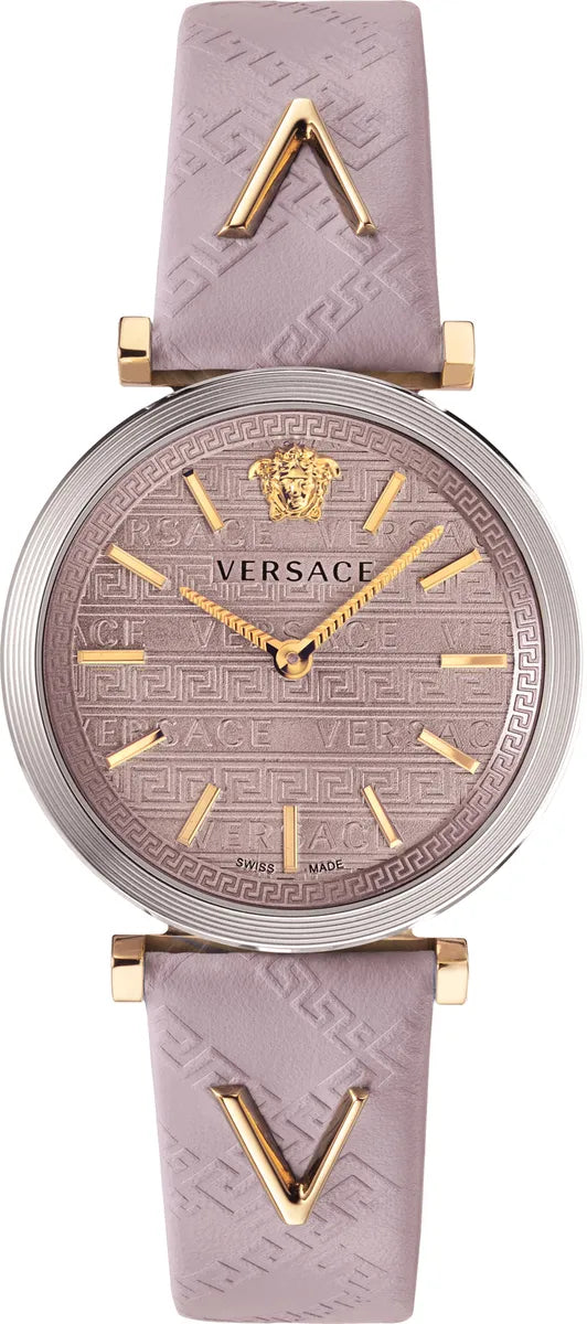 Men's Swiss Valentine's Day Edition-Versace Ladies Watch V-Twist 36mm Lilac VELS00219