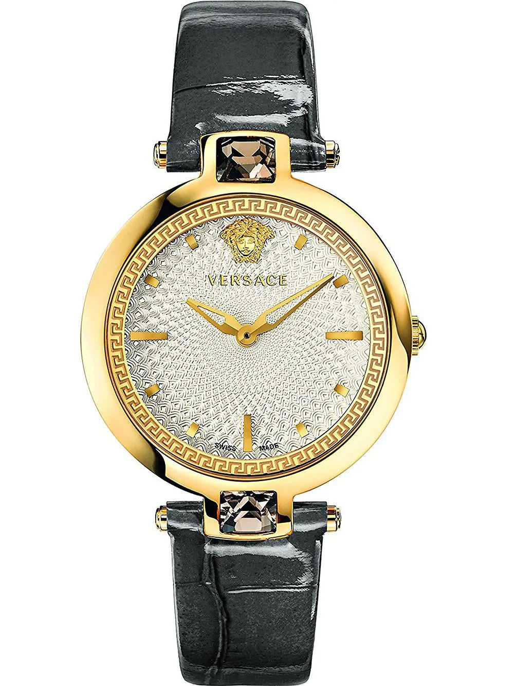 Men's Swiss Watch Business Meeting Edition-Versace Ladies Watch Crystal Gleam White Gold VAN060016