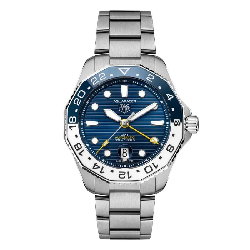 Men's Swiss Kinetic Edition-Tag Heuer Aquaracer Professional 300 GMT Men's Blue Watch WBP2010.BA0632 Men's Swiss Kinetic Edition-Tag Heuer Aquaracer Professional 300 GMT Men's Blue Watch WBP2010.BA0632