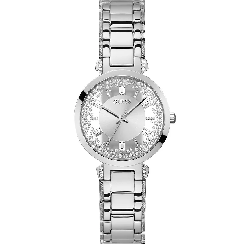 Women's Formal Event Design Dress Watches-Guess GW0470L1 Crystal Clear