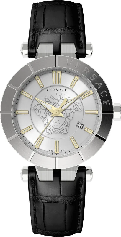 Men's Swiss Personalized Edition-Versace Men's Watch V-Race 43mm White VE2B00321