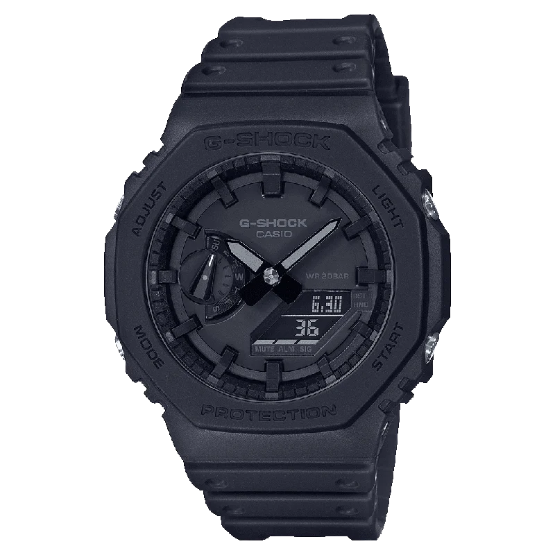 Unisex Asian Made Style Watches-Casio G-Shock Men's Black Watch GA-2100-1A1ER