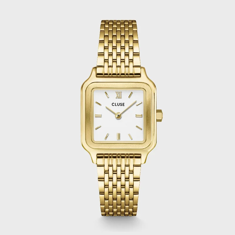 Women's Mechanical Movement Style Mechanical Watches-Gracieuse Petite Watch Steel, White, Gold Colour Women's Mechanical Movement Style Mechanical Watches-Gracieuse Petite Watch Steel, White, Gold Colour