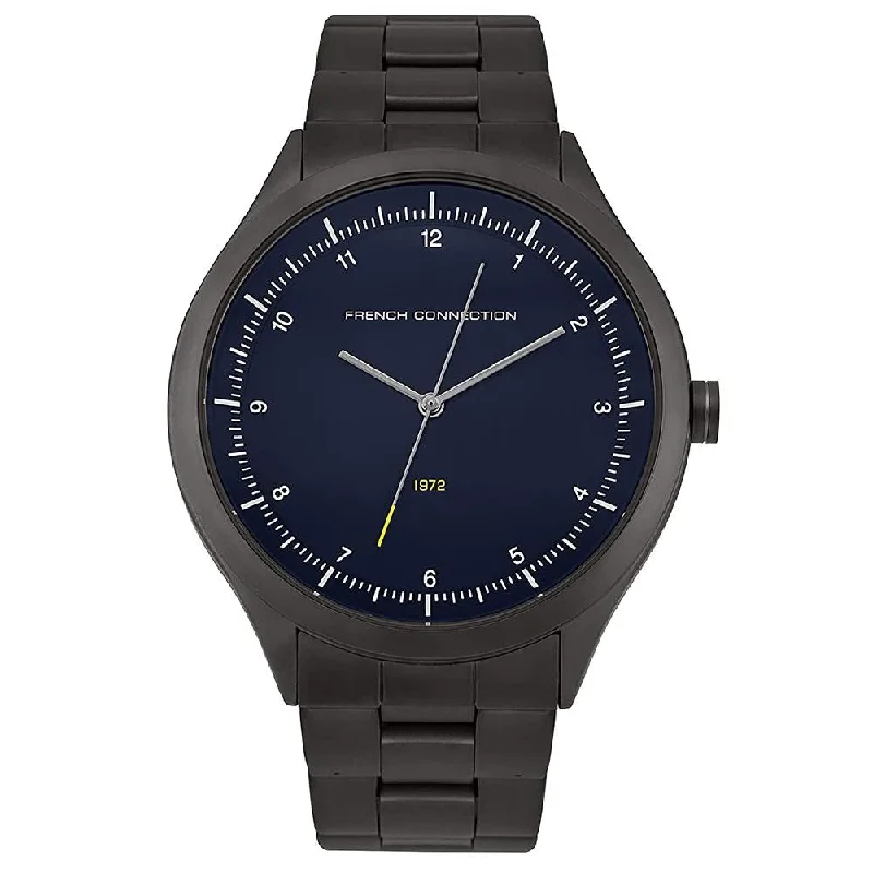 Men's Spring Slim Watches-French Connection FC142BM Men's Original Gunmetal Watch