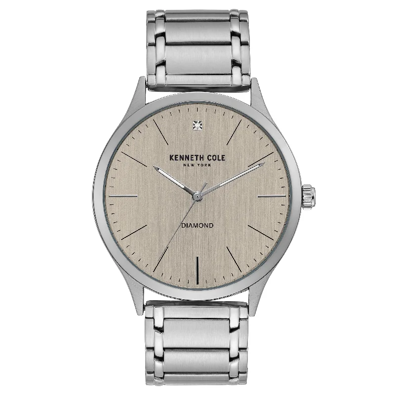 Men's Holiday Season Design Dress Watches-Kenneth Cole Men's Grey Watch KC51048001