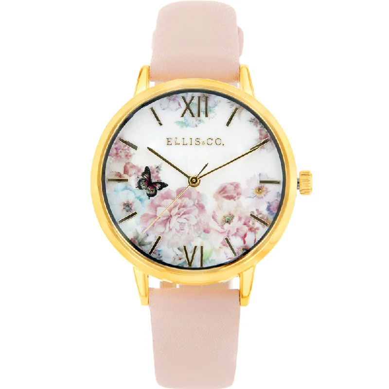 Women's Engraved Design Dress Watches-Ellis & Co Women's Watch