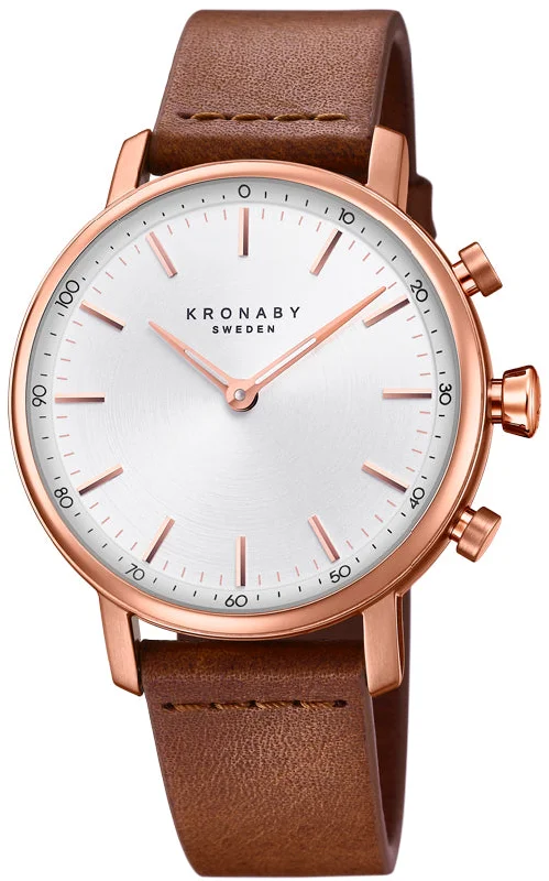 Ladies Smart Watches with Heart Rate Monitoring-Kronaby Carat Smartwatch