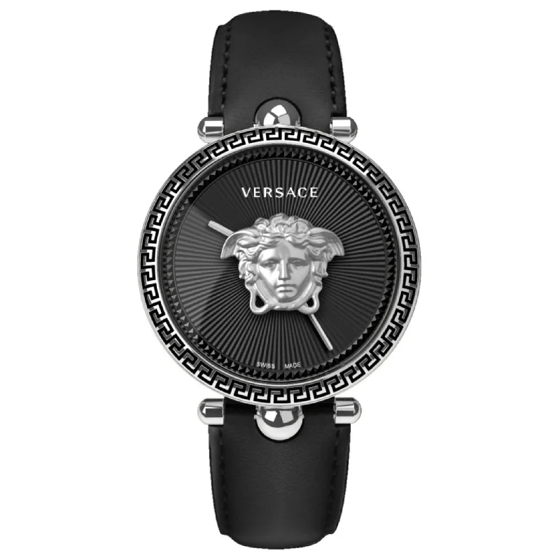 Men's Swiss Watch Warranty-Versace Ladies Watch Palazzo Empire 39mm Black VECO01622