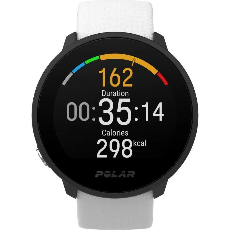 Unisex Japanese Made Style Watches-Polar 90081803 Unite White Fitness Smartwatch
