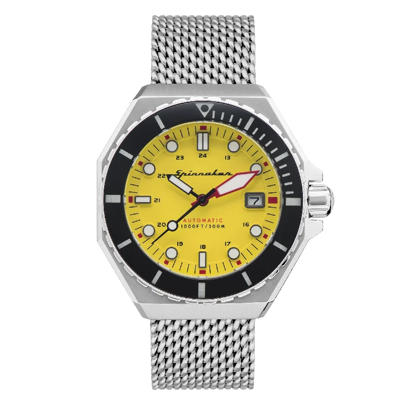 Men's Dive Watches with Professional-Level Precision -Spinnaker Men's Yellow Dumas Watch SP-5081-44