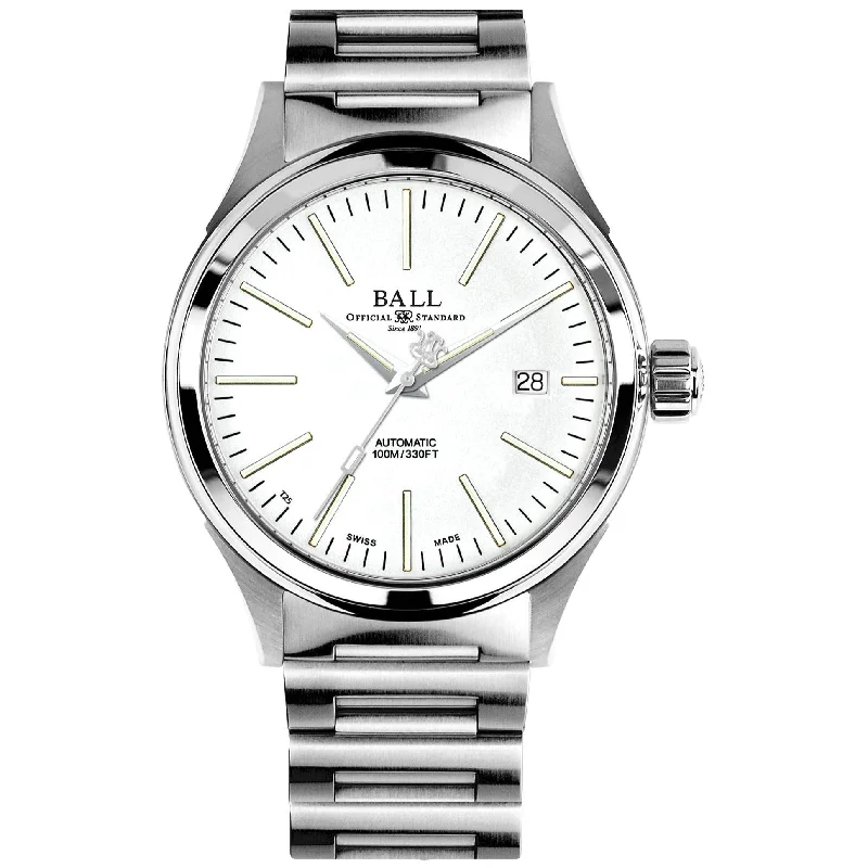 Men's Swiss Digital Edition-Ball Fireman Enterprise Men's White Watch NM2098C-S20J-WH Men's Swiss Digital Edition-Ball Fireman Enterprise Men's White Watch NM2098C-S20J-WH
