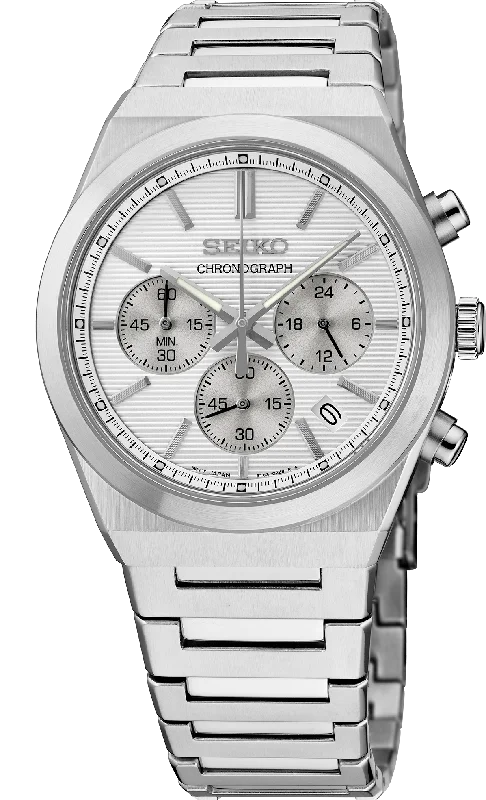 Men's Seiko Mechanical Movement Style Watches-SSB451