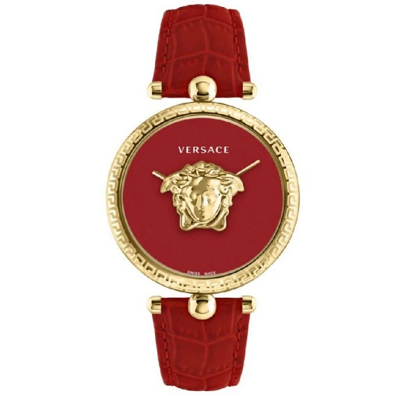 Men's Swiss Watch Christmas Gift Edition-Versace Ladies Watch Palazzo Empire 39mm Red Gold VECO02622