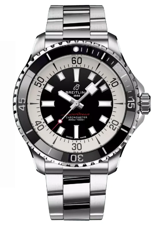 Men's Oval Case Design Dress Watches-Breitling Superocean Automatic 44 A17376211B1A1
