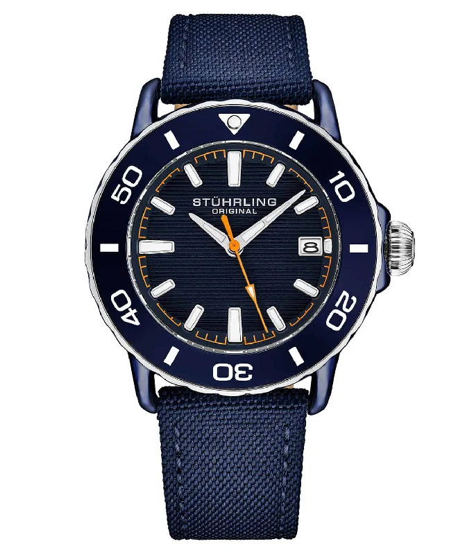 Blue Bezel / Silver Crown / Blue Strap