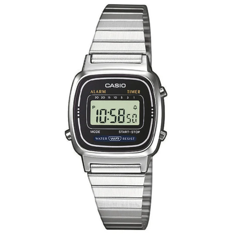 Men's Classic Watch Date Night Edition-Casio Ladies Watch Digital Vintage Classic Flat Link Black LA670WA-1DF Men's Classic Watch Date Night Edition-Casio Ladies Watch Digital Vintage Classic Flat Link Black LA670WA-1DF
