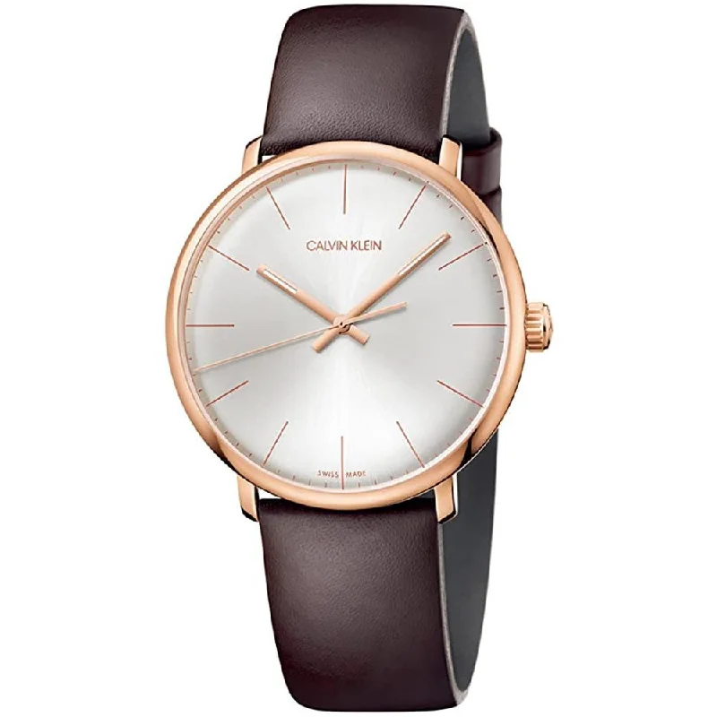 Men's Swiss Limited Edition-Calvin Klein Watch High Noon Rose Gold K8M216G6