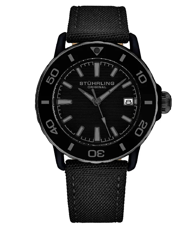 Black Bezel / Black Crown / Black Strap