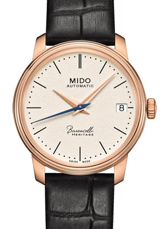 Men's Mechanical Watch Engagement Edition-Baroncelli Heritage Lady Rose Gold - Leather Ref. M027.207.36.260.00 Men's Mechanical Watch Engagement Edition-Baroncelli Heritage Lady Rose Gold - Leather Ref. M027.207.36.260.00