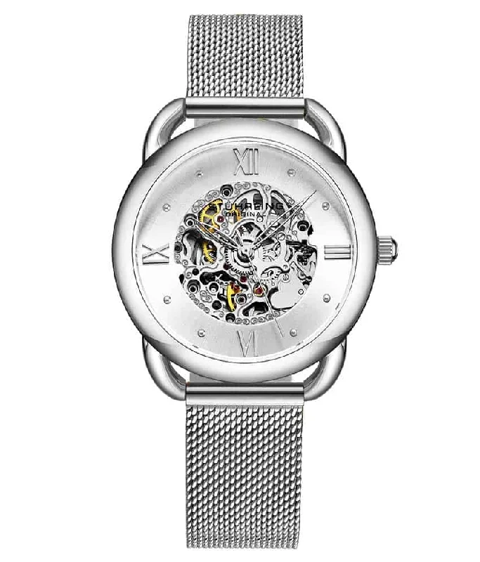 Men's Quartz Heritage Watches-Mystic 3990M Automatic 36mm Skeleton