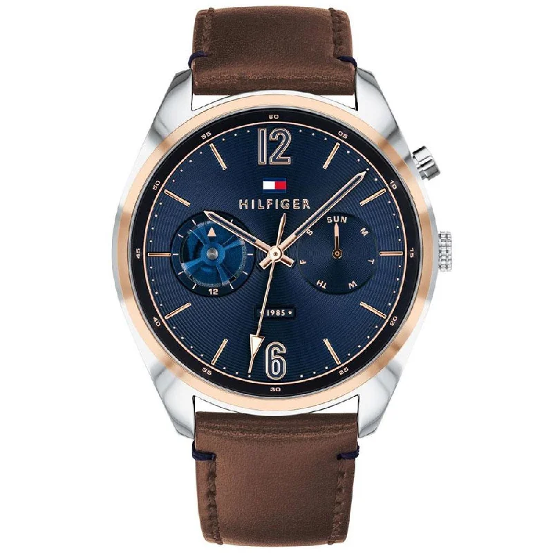 Men's Christmas Gift Dress Watches-Tommy Hilfiger 1791549 Men's Deacan Brown Watch