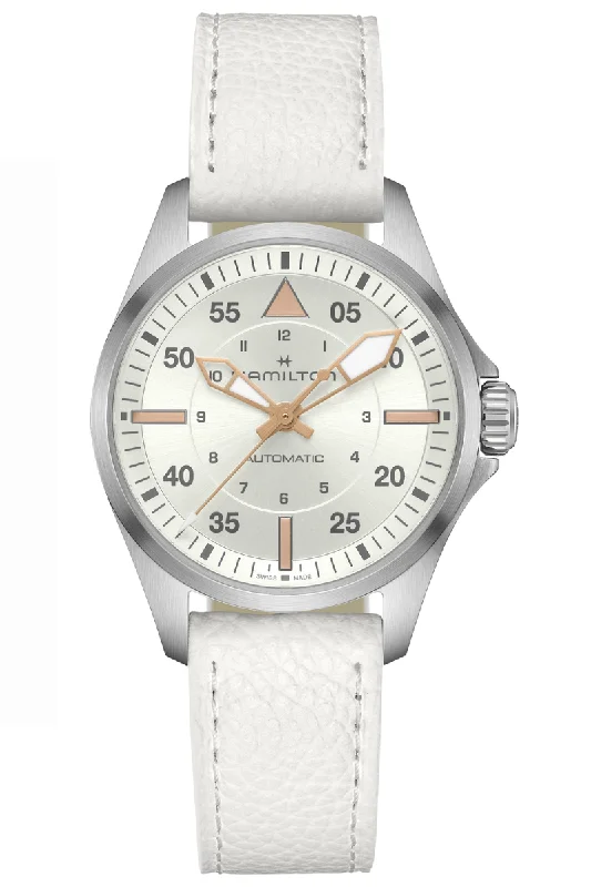 Men's Ultra-Thin Dress Watches-Hamilton Khaki Aviation Pilot Auto H76215850