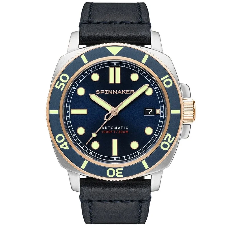 Men's Dive Watches for Extreme Depths -Spinnaker Men's Blue Hull Watch SP-5088-05
