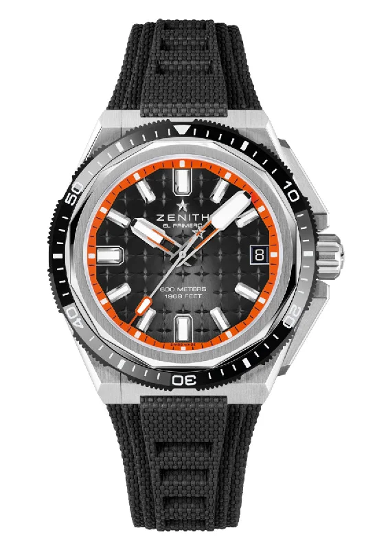 Men's European Made Dress Watches-Zenith Defy Extreme Diver 95.9600.3620/21.I300