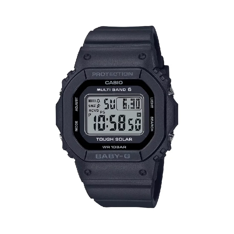 Women's Valentine's Day Design Mechanical Watches-Casio Baby-G BGD-5650-1ER nero solare e radiocontrollato