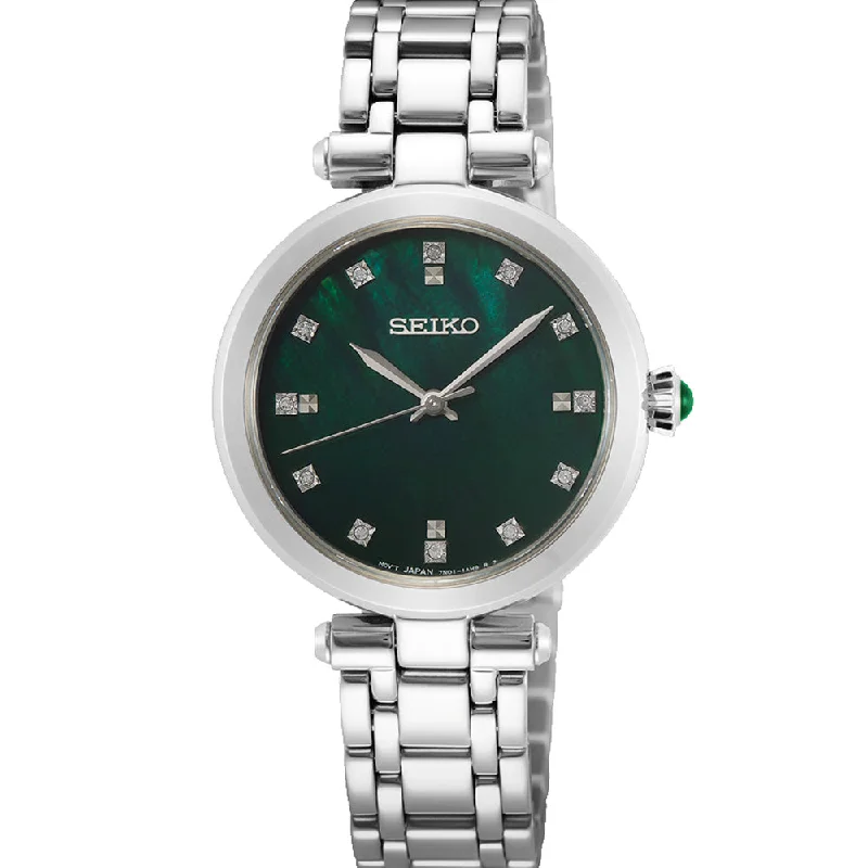 Men's Valentine's Day Style Men's Digital Watches-Seiko SRZ535P Diamond Set