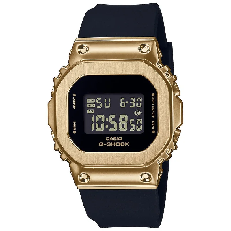 Unisex Classic Style Watches-Casio G-Shock Men's Gold Watch GM-S5600GB-1ER