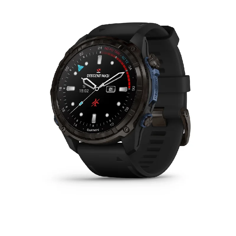 Men's Stylish Style Sports Watches-Orologio Garmin Descent MK3i 51mm silicone black 010-02752-11